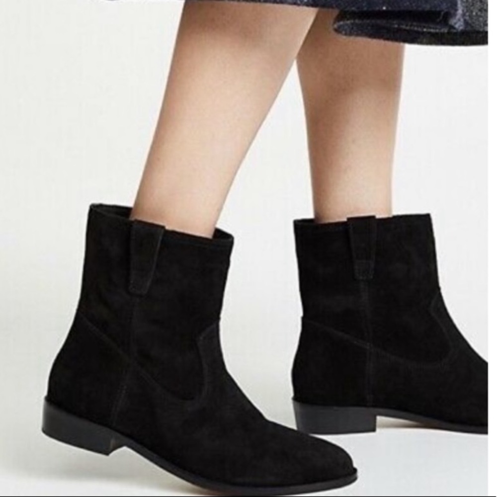 NEW Rebecca Minkoff Chasidy Black Suede Booties